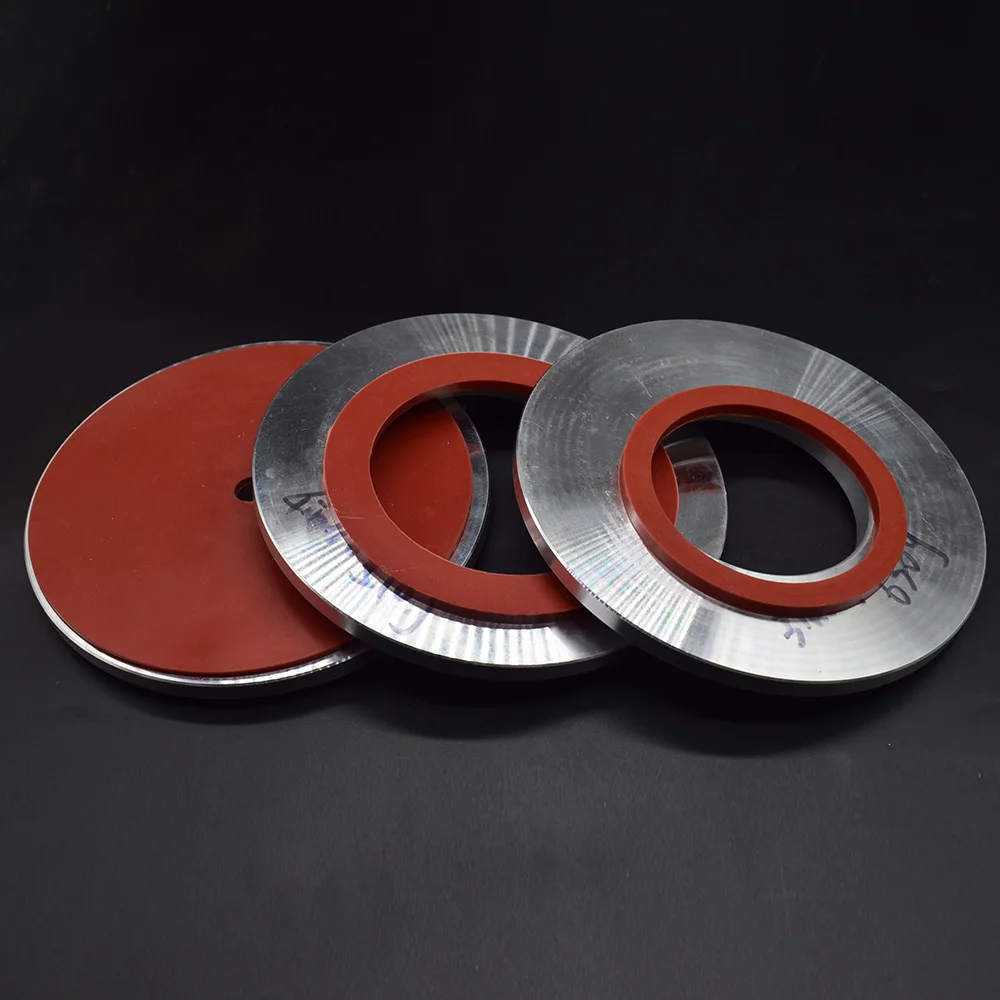 Silicone Gaskets Aluminum Adapter Plate Disc for KAYA Vacuum Casting System Jewelry Casting Machine Accessory