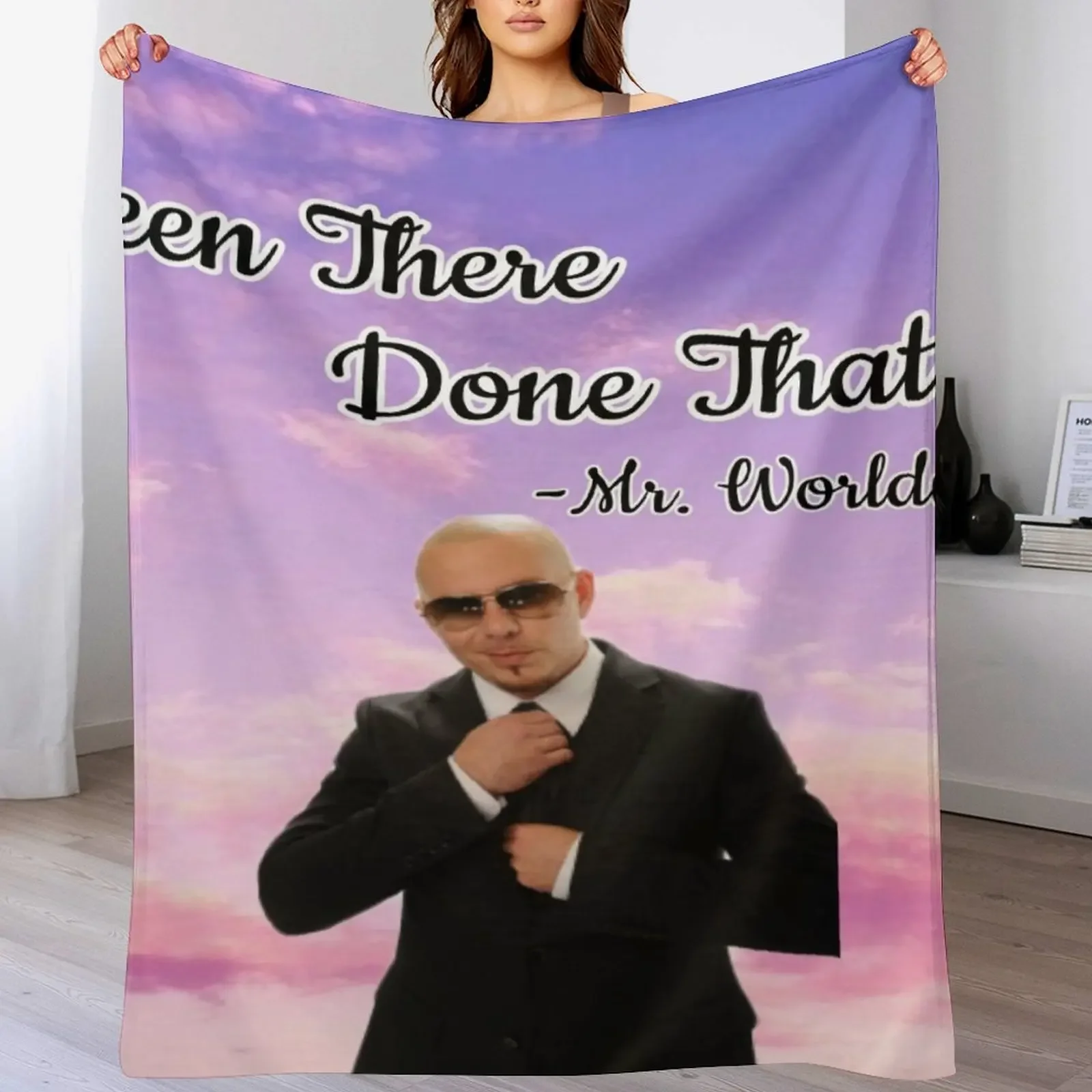 

Mr Worldwide Tapestry for Maddie Throw Blanket Polar Blankets Sofas Of Decoration Blankets