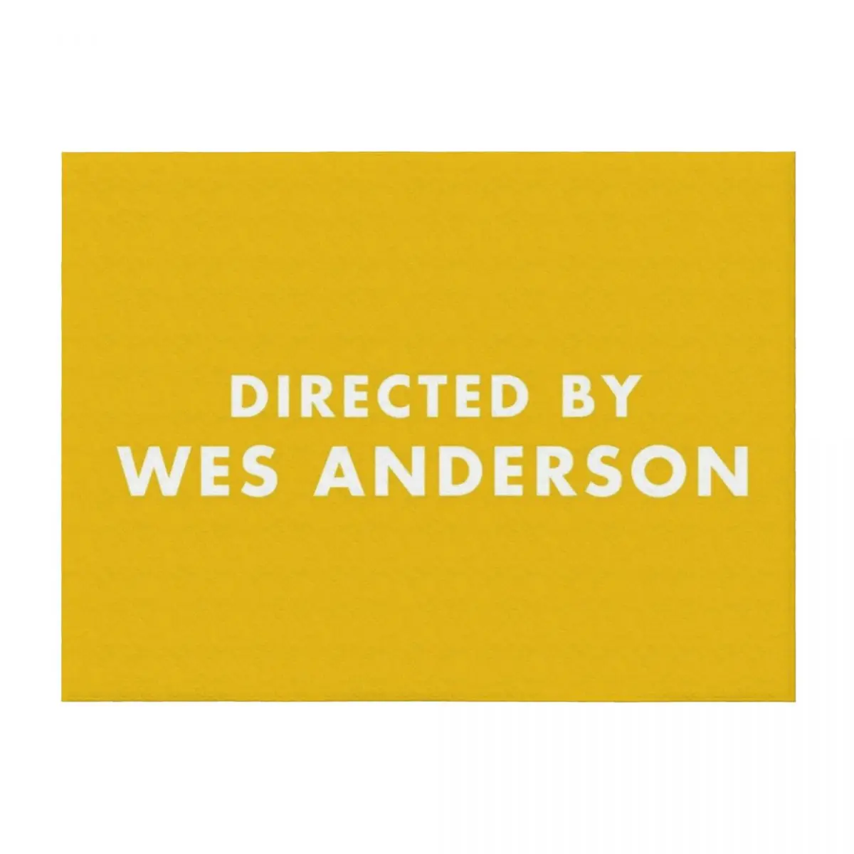 Directed by Wes Anderson - Mustard Throw Blanket Plaid warm winter Luxury Throw Furrys Blankets
