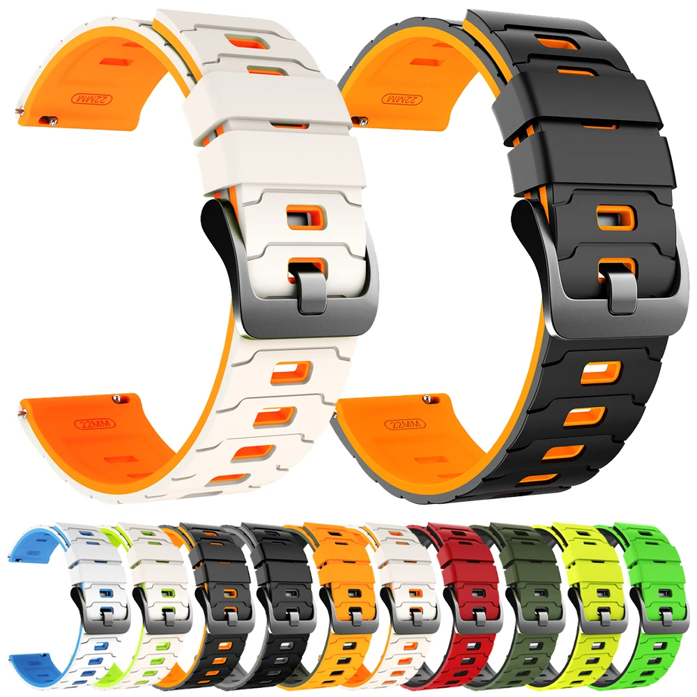 Schnellverschlussarmband für Garmin Forerunner 570 47 mm 265 255 Music/Vivoactive 4/Venu 4 3 45 mm Band Sport Silikon 22 mm Uhrenarmbänder