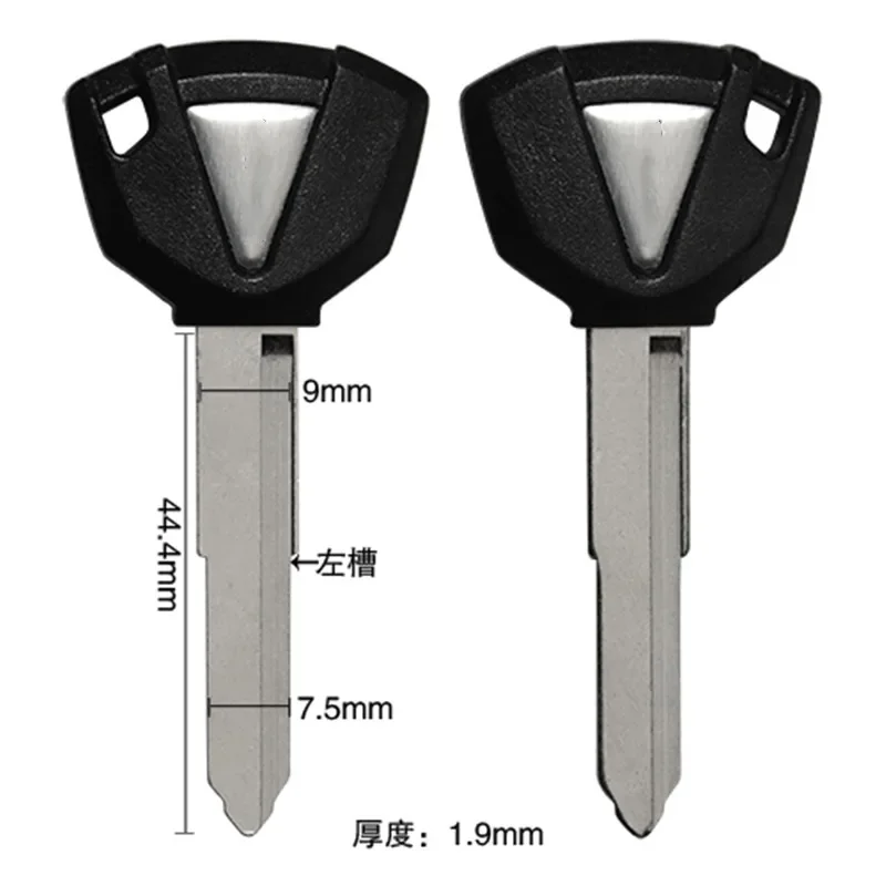 Blank Blade Motorcycle Uncut Key Fit For Kawasaki Vulcan Versys Ninja 400 650 H2 H2R Z900 Z400 Z650 Z1000 ZX6R ZX-10R