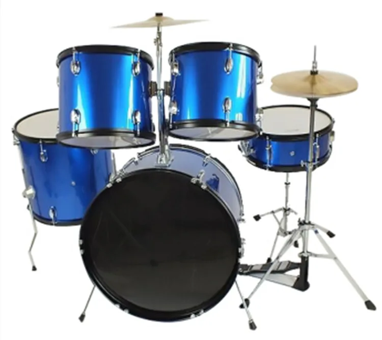 

Hooqu Hot Selling Drum Kits Professional Musical Instrument Electronic Drum Set in China Full Size 5 Piece Set Wholesale Price