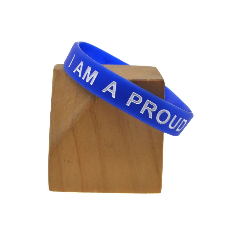 1 PC Autism Awareness Motivational Silicone Wristband I Am A Proud Autism Parent
