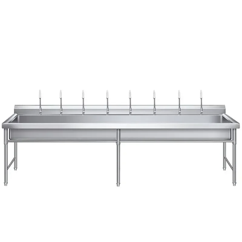 

Stainless steel sink integrated single and double three pools vegetable basin, dishwashing