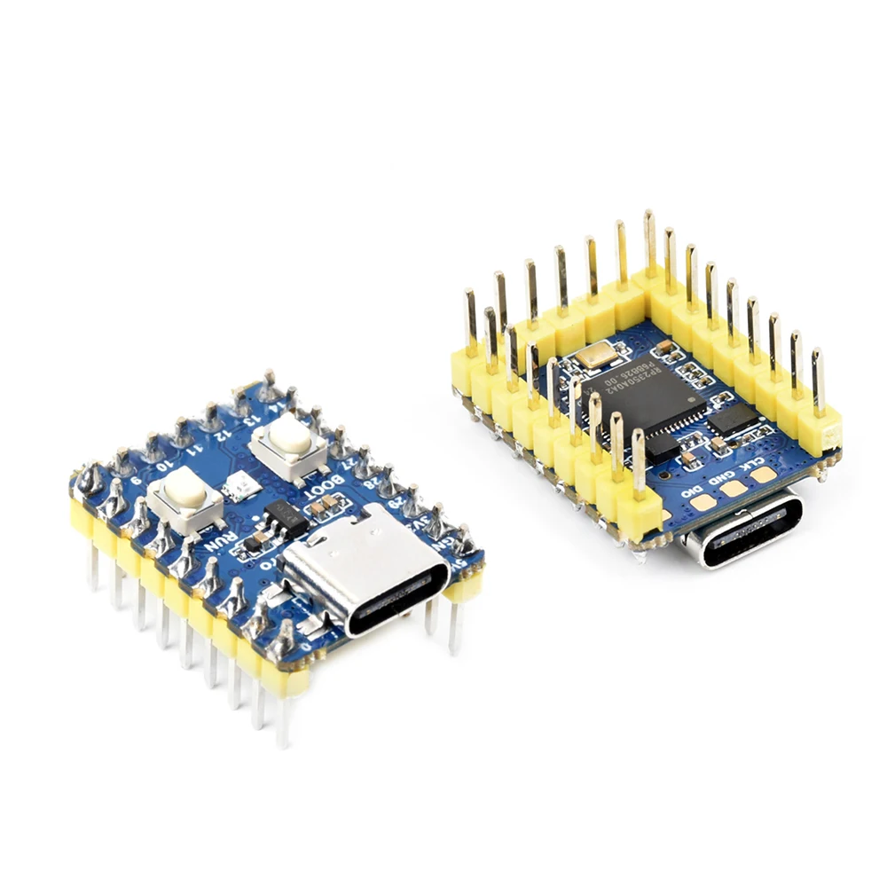 RP2350-zero/RP2350-Plus/RP2350-ETH mini placa de desenvolvimento microcontrolador tipo-c rp2350 zero plus placa eth para raspberry pi