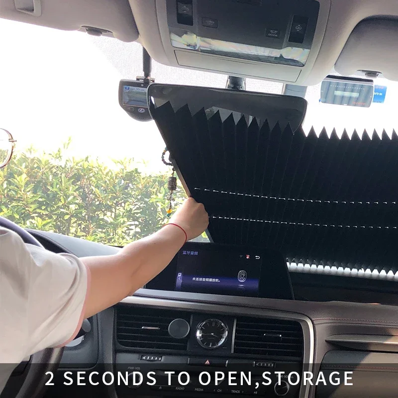 Sun protector for car, removable windshield, sunshade, UV block, car side window curtain