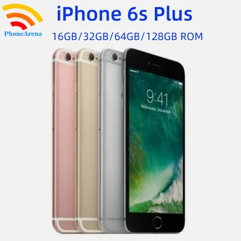 Original iPhone 6S Plus 16GB 32GB 64GB 128GB ROM 5.5 Retina IPS LCD Fingerprint Unlocked 4G Mobile Phone