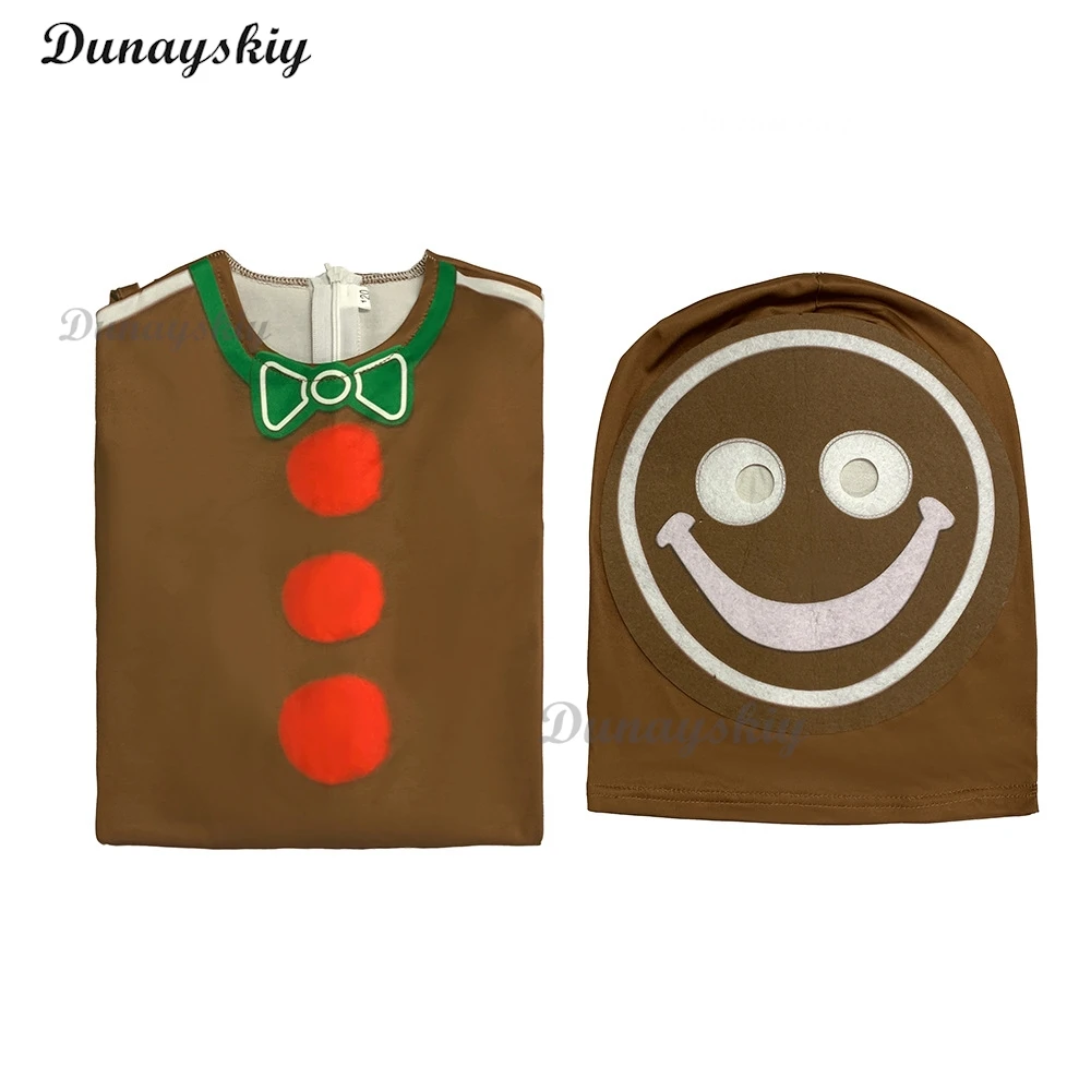 Halloween Cosplay Gingerbread Cosplay School Stage Performance Costume Party Annual Meeting Adult Mascot Man Costume