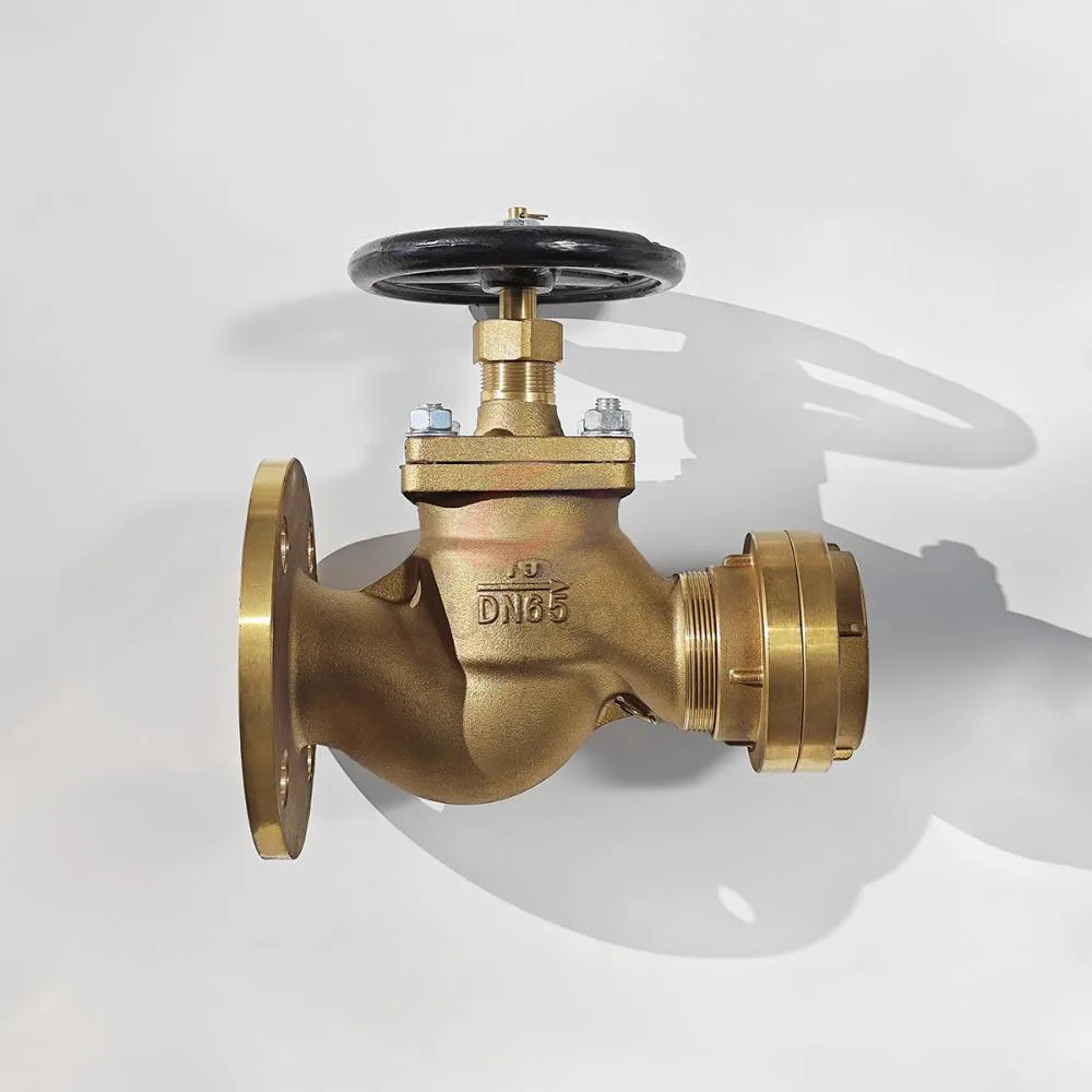 High Quality Rough Bronze/Brass Marine Straight Hydrant Valve Hot Sale Firefighting Equipment Accessory