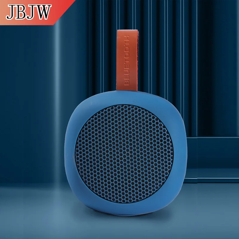 

JBJW Handheld Mini Wireless Speaker Bluetooth 5.3 360 Immersive Sound Leather Handle TWS Interconnection Bass Portable Subwoofer