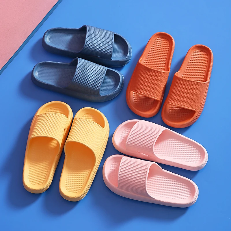 Women Platform Slippers Summer Beach Eva Soft Sole Sandals Leisure Indoor Bathroom Anti Slip Zapatillas Chaussons