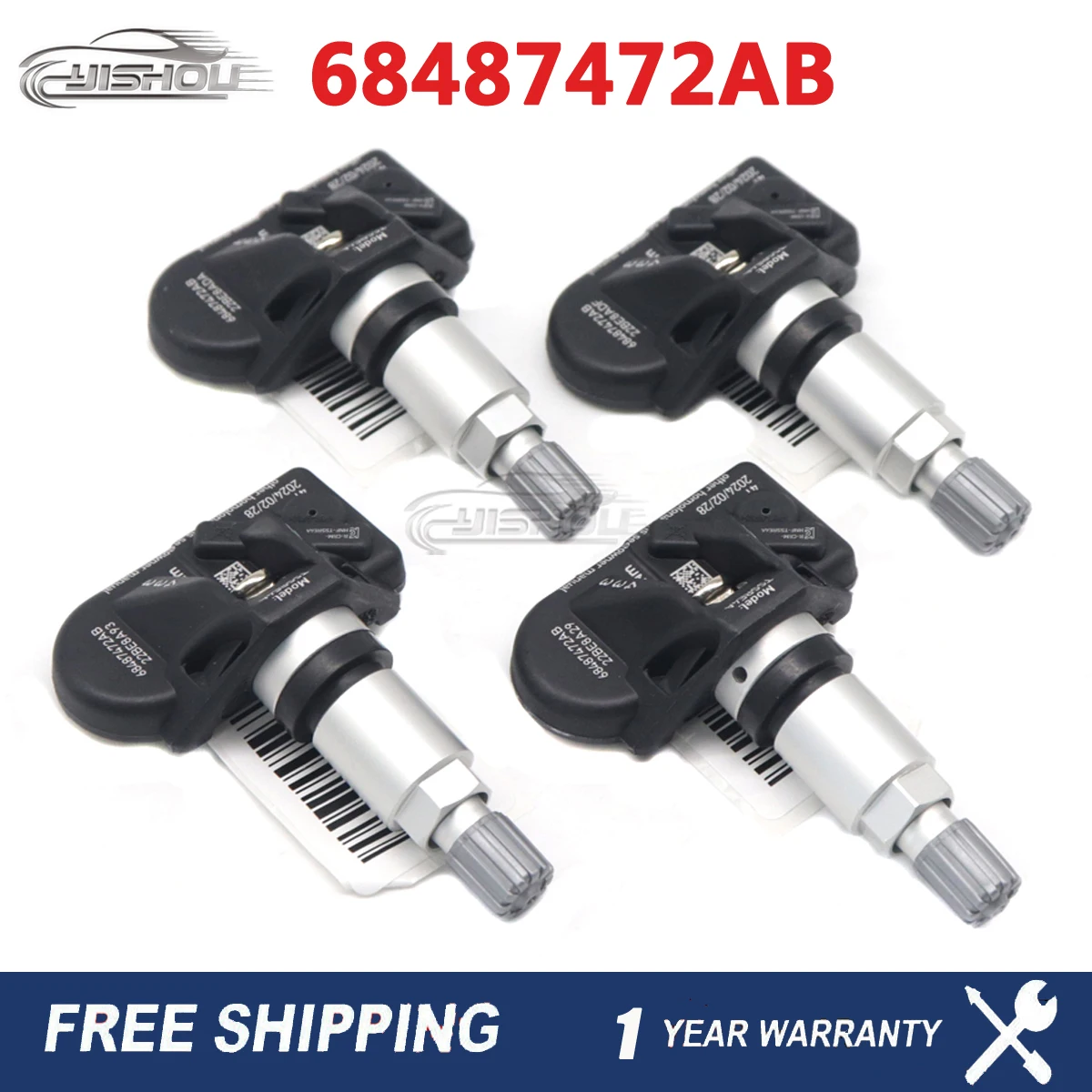 

Автомобильный датчик давления в шинах TPMS 68487472AB 68487472AA, новый для CHRYSLER 300 для DODGE CHALLENGER CHARGER 2022-2023 433 МГц