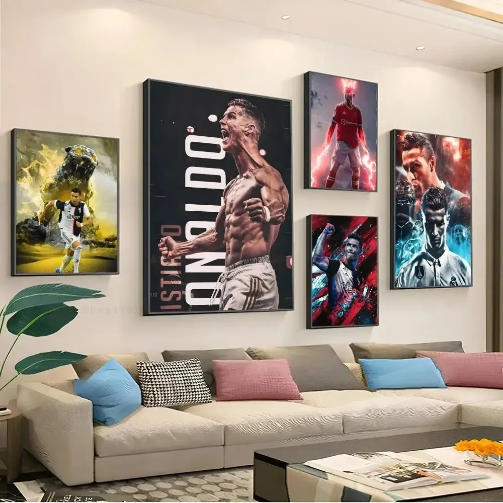 Cristiano Ronaldo Poster Canvas Painting Home Living Room Bedroom Entrance Bar Restaurant Coffee Shop Art Painting Decoration