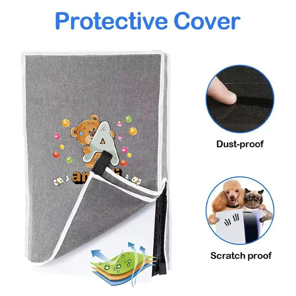 شخصية مخصصة بلاي ستيشن 5 غطاء مقاوم للغبار PS5 لعبة قابل للغسل وحدة التحكم المضيف الحرس غطاء ألعاب الملحقات منتجات مخصصة