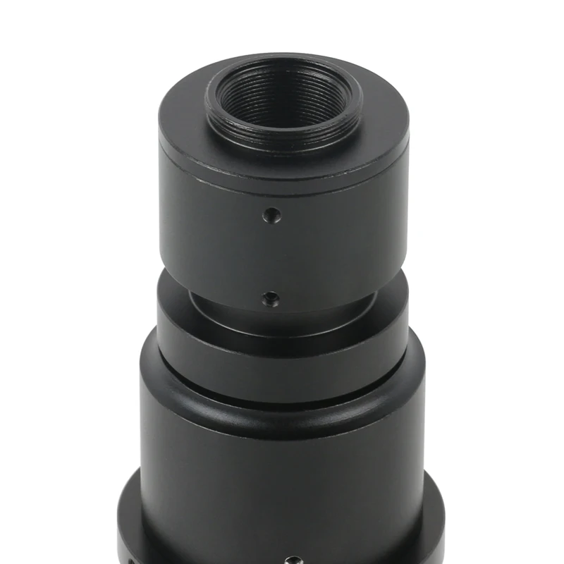 Kaca Pembesar Lensa Dudukan C Dapat Disesuaikan Parfokal 105X 160X 320X WD105 WD170 WD210 Tujuan untuk Kamera Mikroskop Video USB HDMI VGA