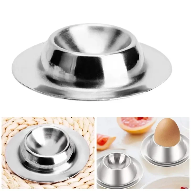 Egg Cup Egg Tray Cups Holder Stand for Restaurant Safe Egg Tools Kitchen Tools Stainless Steel Soft Boiled  Kitchen Gadgets