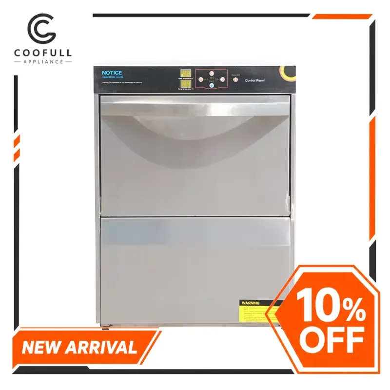 CE Certified Built In Automatic Stainless Steel Small Commercial Dishwasher Compact Undercounter Restaurant Bar Kitchen