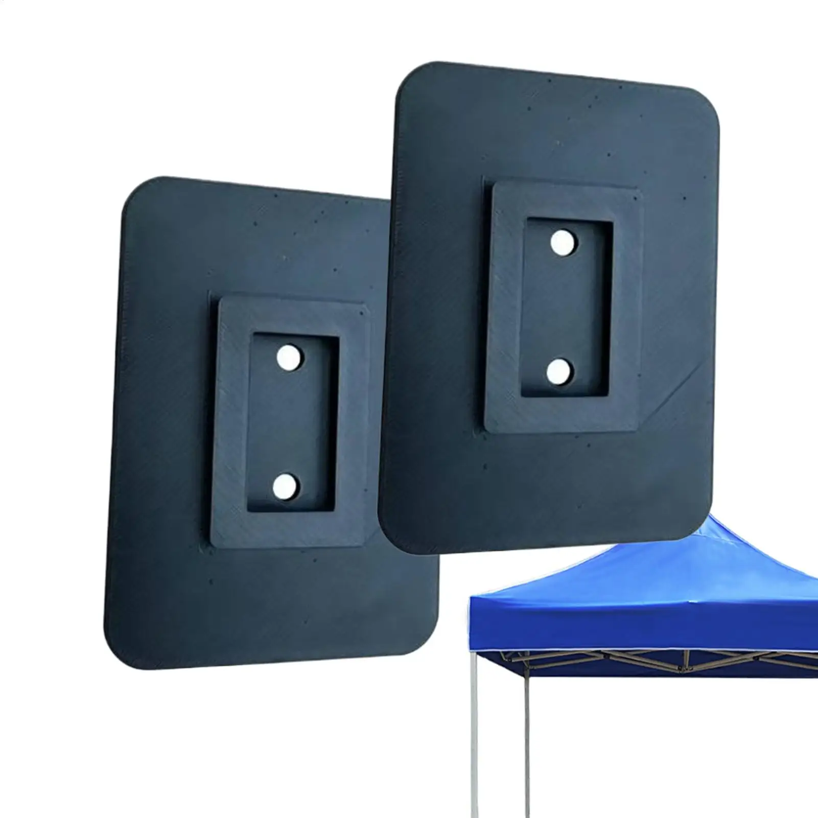 

2Pcs Heavy Duty RV Awning Support Plate Portable Camping Foot Pads For Outdoor Summer Picnic Holiday Travel Camping Accessories