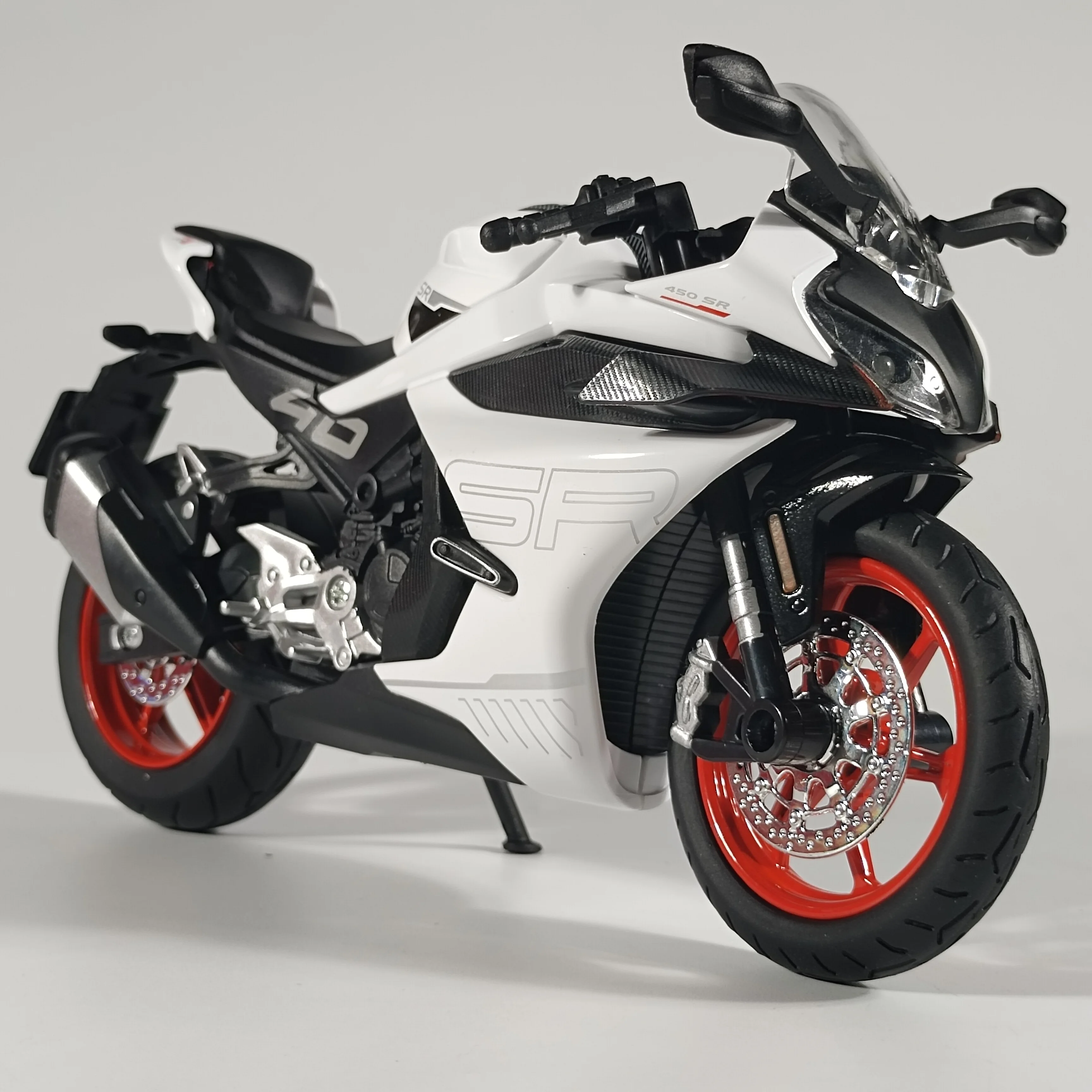 1:12 CFMOTO 450SR гоночный двигатель из сплава металла, литая модель мотоцикла, коллекции, украшение для хобби, подарок с парнем и мальчиком