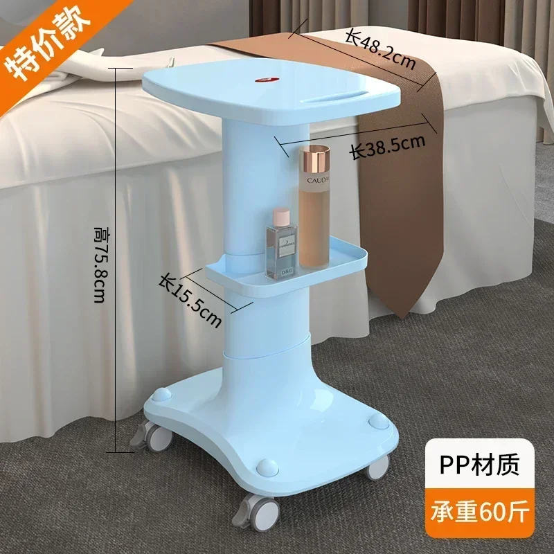 

Hairdressing Cosmetic Beauty Trolley Storage Portable Acrylic Utility Auxiliary Cart Beauty Carrito Auxiliar Salon Furniture