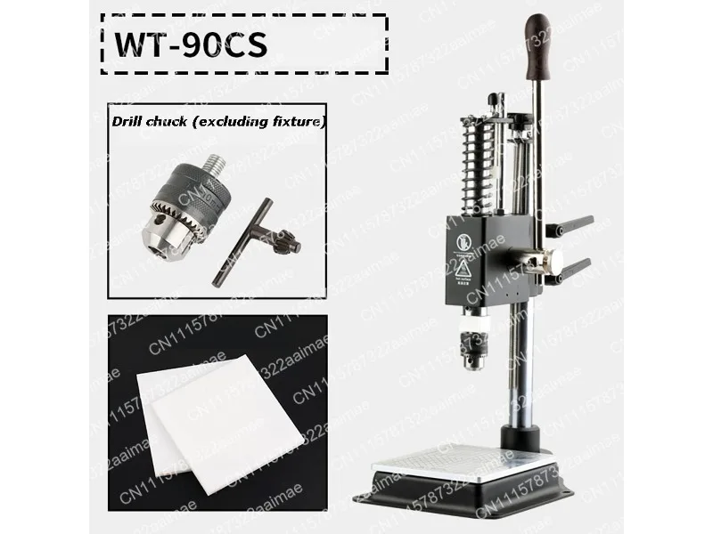 Heavy Duty Leather Press Machine for Stamping Embossing Punching Die Cutting with Adjustable Throat 250KG Force