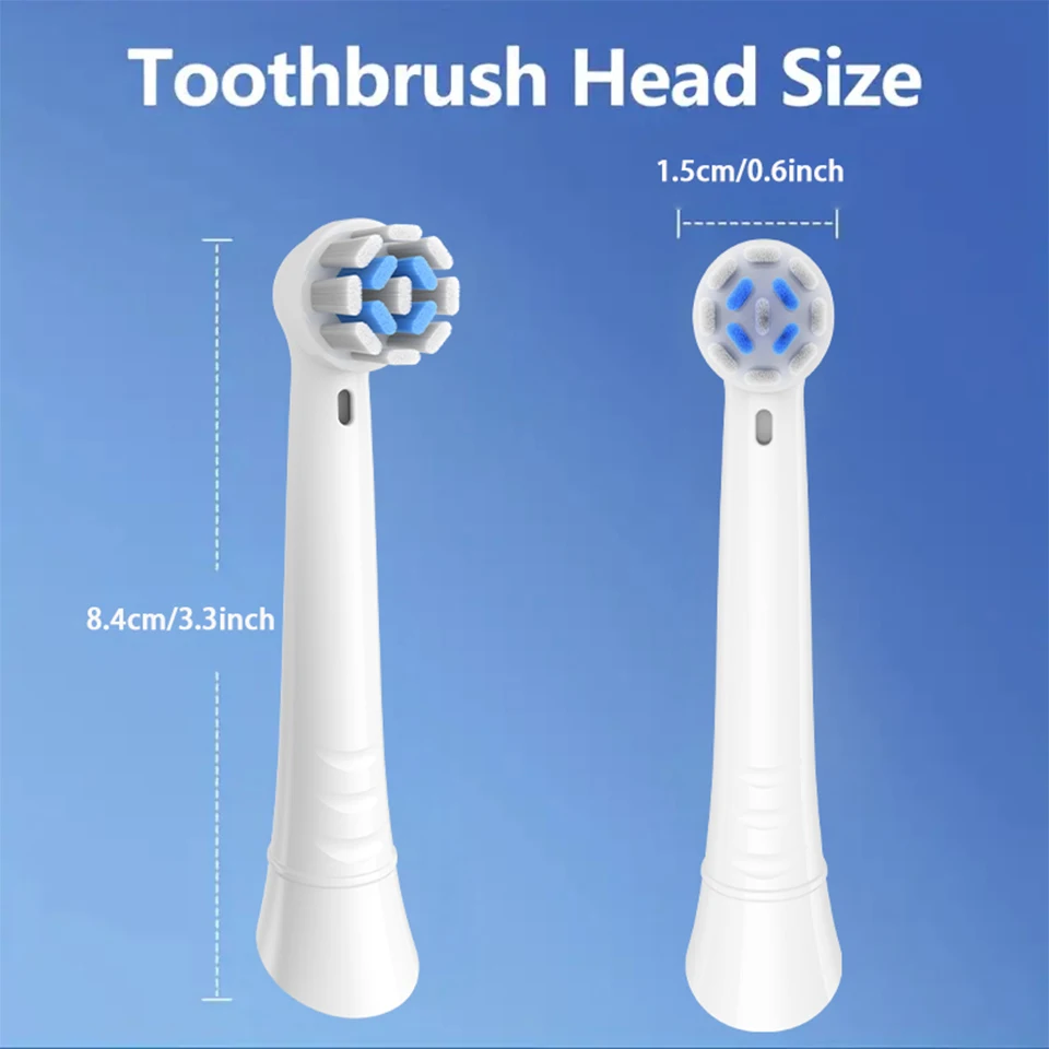 Toothbrush Replacement Heads Compatible with Oral B IO 10 9 8 7 6 5 4 3 Series Electric Toothbrush, 4 Pack Brush Heads