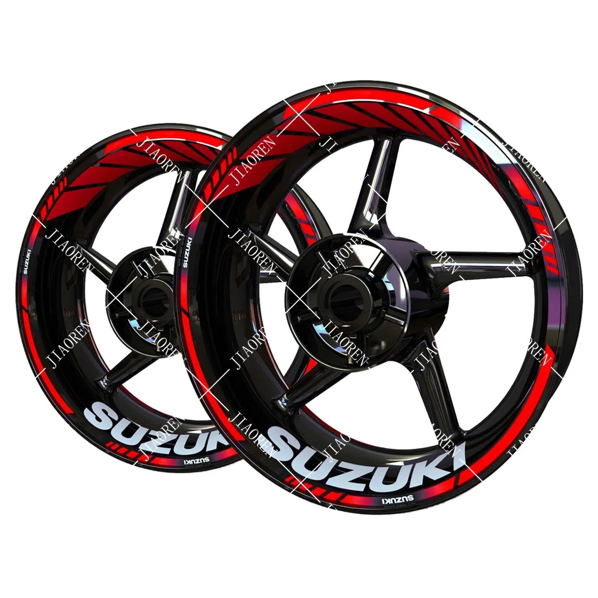 Pegatina de vinilo para rueda Suzuki, juego de calcomanías para llanta de motocicleta con logotipo GSXR 600 750 1000 BANDIT GSF GSR GSXS 600 750 1000