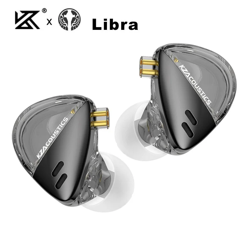 KZ X Angelears Libra الترا واسعة التردد الديناميكي IEMs عالية الدقة HiFi سماعات أذن سلكية متوازنة سماعات رياضية PK EDX PRO