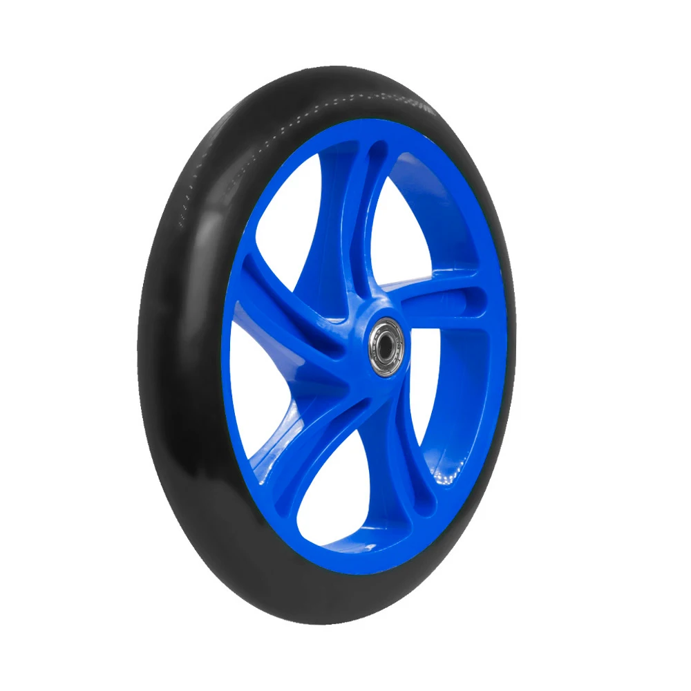 1/2pc Solid Wheels 200mm Adult Scooter for Razor and Adult Kick Scooters with ABEC 7 Bearings Wheels Replacement Scooter Wheel image 3