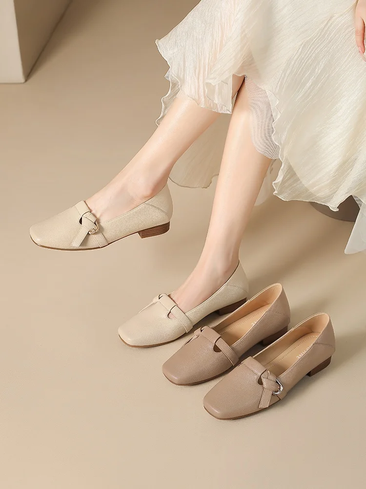 

Daphne Flat Bot Women's oes Soft Sole Loers Casual Spring Summer Autumn Seasonal Faion Single oes French Sle