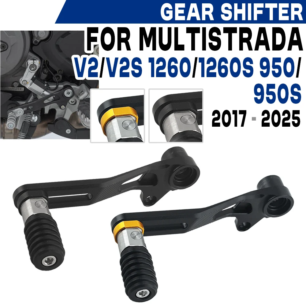 

Рычаг переключения передач CNC для мотоциклов Ducati Multistrada 1260, 1260S Grand Tour V2, S 950 S 2017-2025