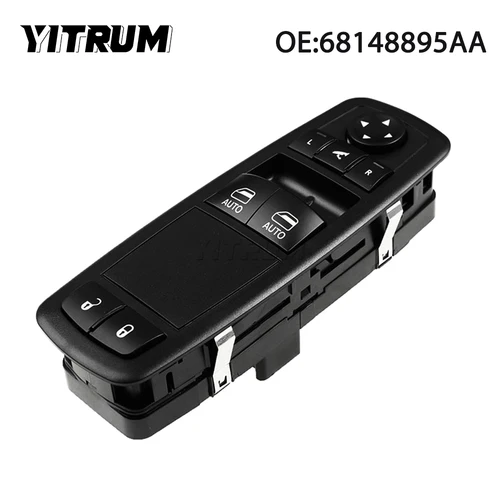 YITRUM 68148895 AA 68091001 AB 68148895 AB nuevo interruptor de ventanilla eléctrica del lado del conductor para Dodge Ram 1500 2500 3500 2013-2016