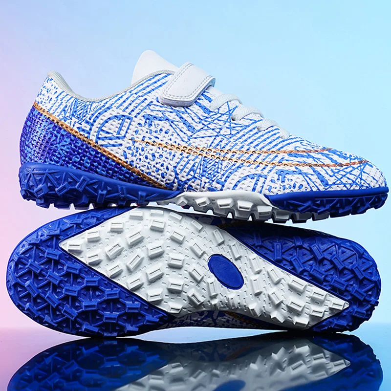 

Children's Football Boots Comfortable Grass Wear Resistant Training New Anti Slip Fashionable Sports Soccer Shoes for Kids