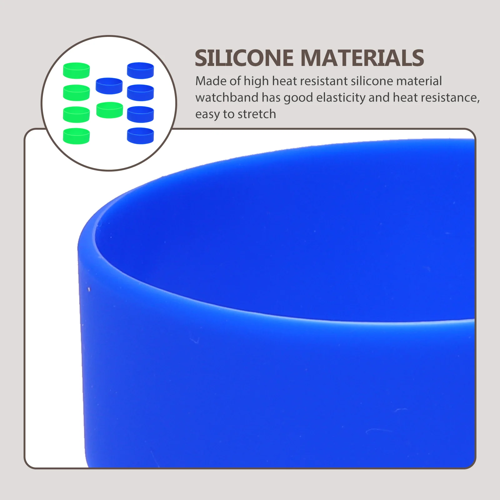 10 قطعة أربطة سيليكون التسامي شريط نقل الحرارة للأكواب زجاجات المياه لوازم الحرف اليدوية حلقات الطباعة المرنة