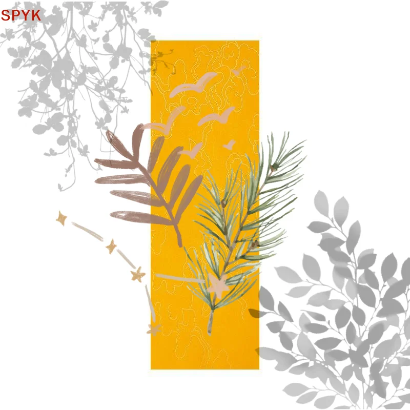 100Pcs/Pack Taoist Yellow Talisman Paper: Cinnabar Rice Paper Auspicious Clouds Dragon Pattern