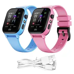 Kid Smart Watch 2024 New S im Card Smartwatch For Children Sos Call Phone Camera Voice Chat Photo Boy Girl Christmas Gift