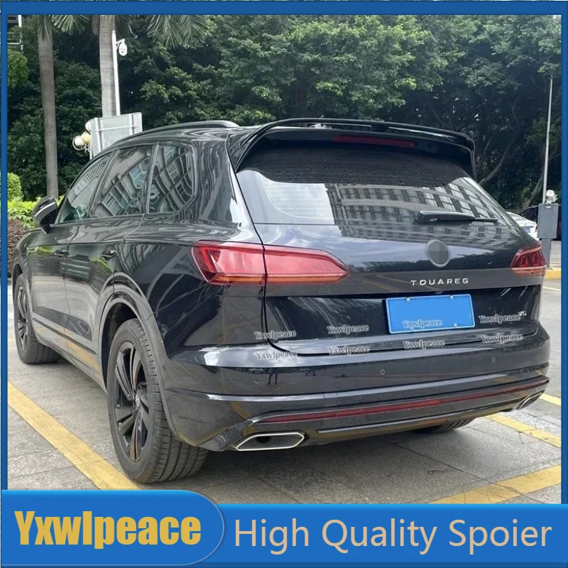 

For Volkswagen VW Touareg Spoiler 2019-2022 High Quality ABS Plastic Rear Roof Spoiler Trunk Wing Body Kit Accessories