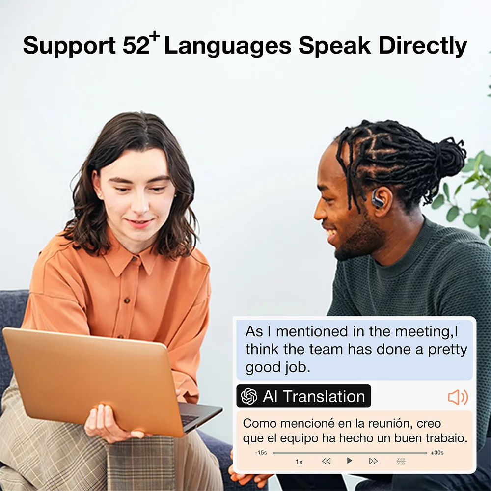 CES 2025 Cutting-Edge AI Headphones & AI TWS Offering Smart Assistant Function and Noise Cancelling Tech.