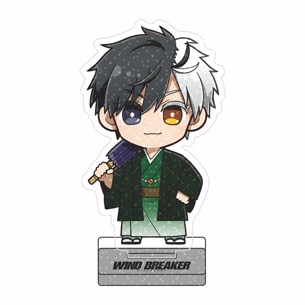 WIND BREAKER 10cm Kimono Chibi Acrylic Stand Figure Keychain Tabletop Decor Collectible Ornament Gift for  Fans