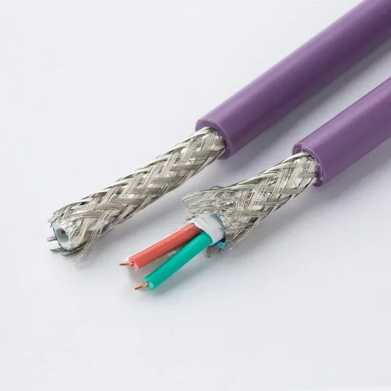 كابل 50 متر 6XV1830-0EH10 للاتصالات Siemens Profibus-DP 2 Core Profibus 50 متر 6XV18300EH10 تصنيع لفة كاملة