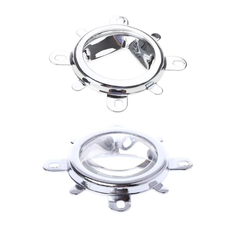 367D 44mm Glass Lens 50mm Reflector Fixed Bracekt for DIY Home Projector Durable