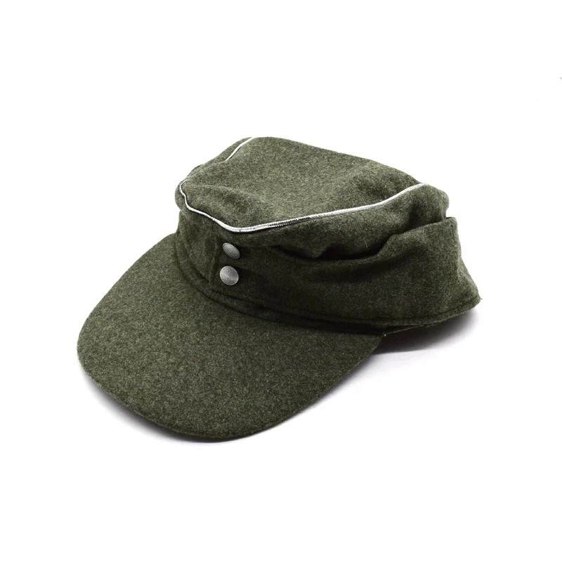Gorra campo alemana M43 lana – Recreación táctica Panzer - imagen 3