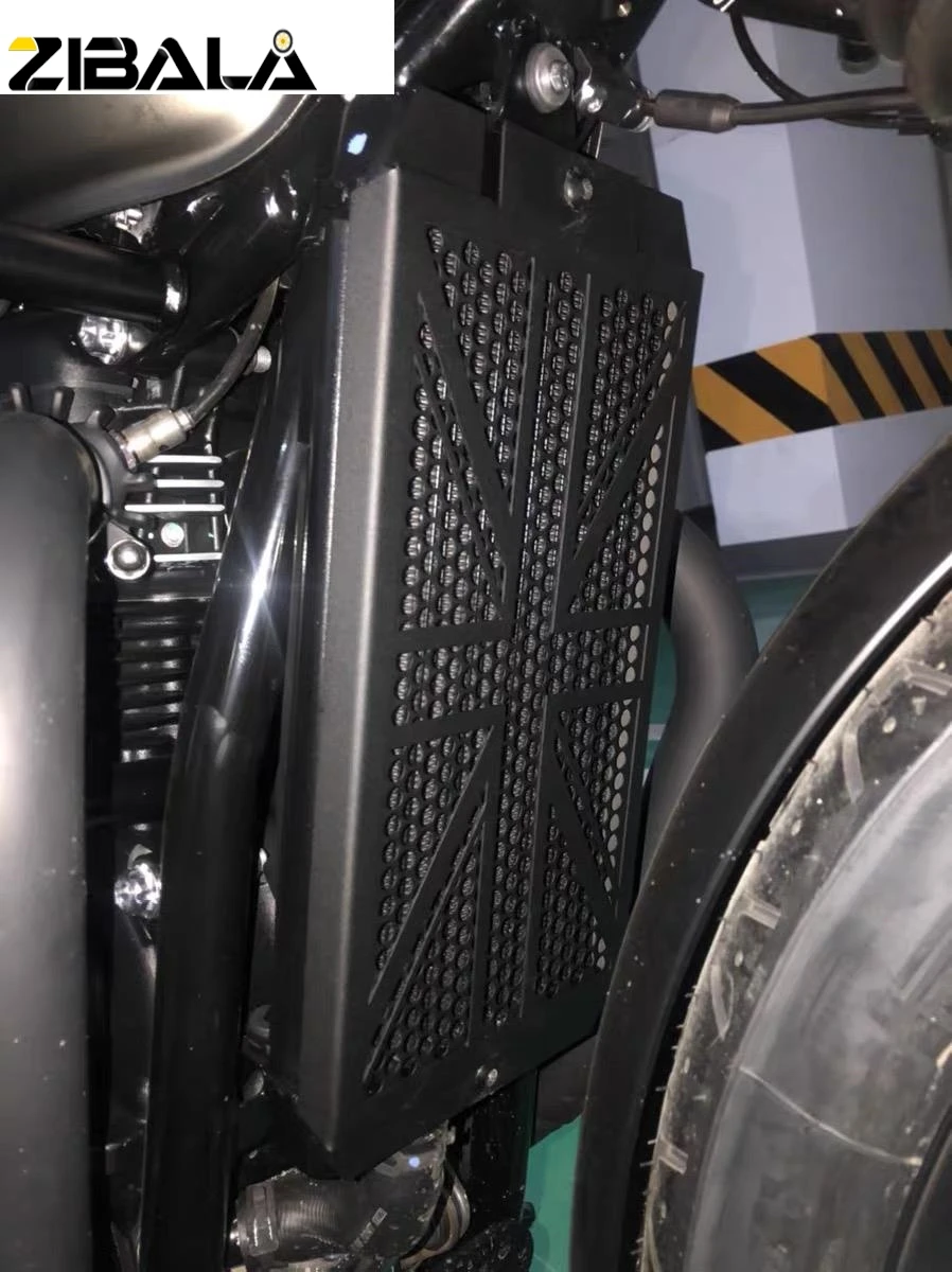 For Bonneville T100 T120 Street Twin 900/Cup/Scrambler Speed Twin 900/1200 2017-2025 Thruxton Radiator Grille Guard Protection - Image 3