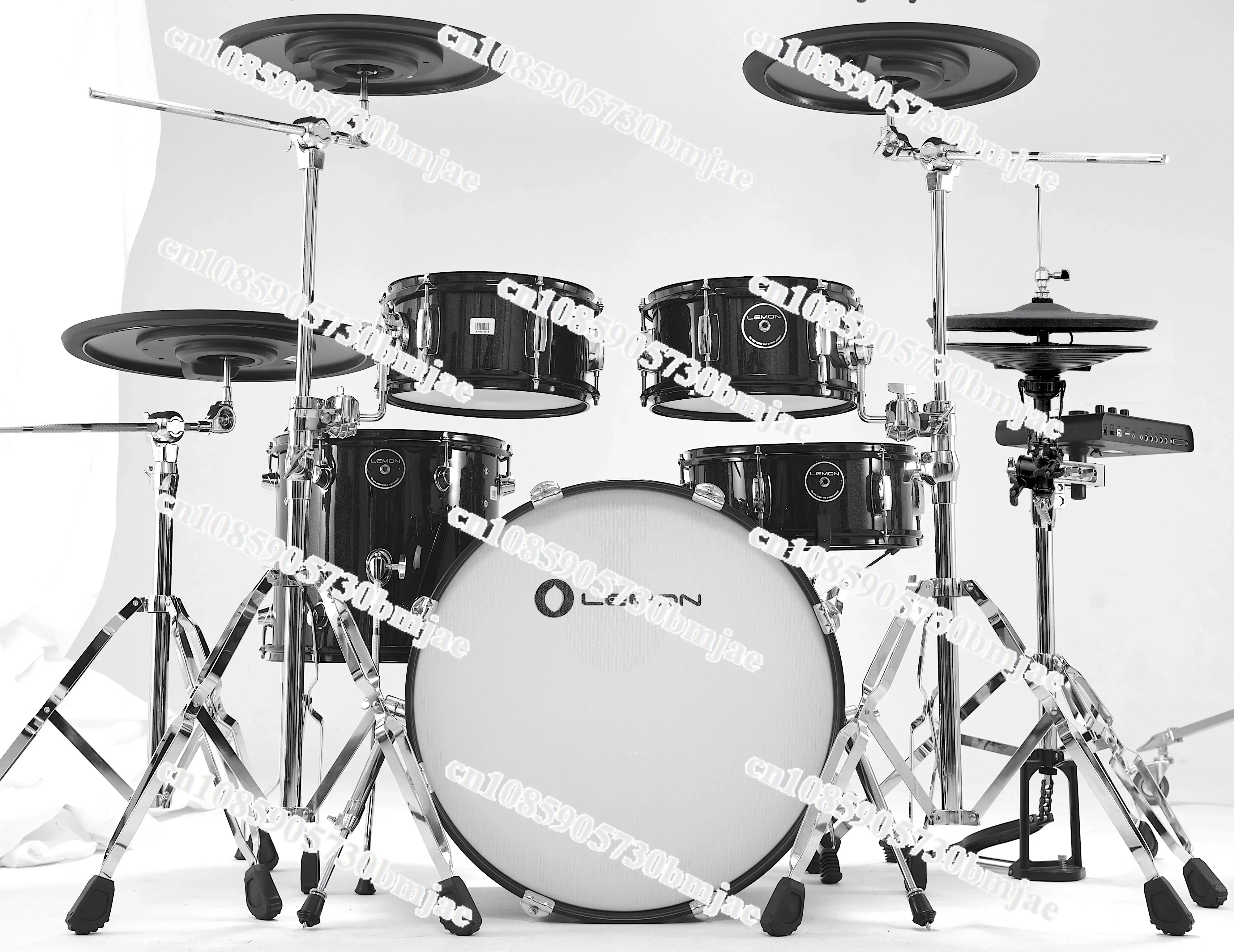 

New Lemon Drum T950 9 Piece Mesh Head Electronic Drum Set Electric Drum Kit