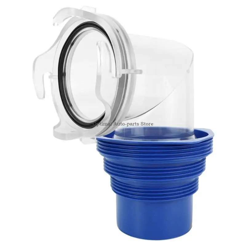 

Heavy Duty Plastic Sewage Pipe Connector 4 Locking Clasps For Motorhome Trailer Drainage System