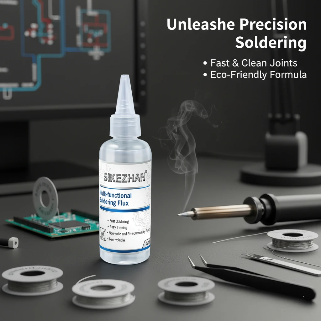 

Многофункциональный флюс SIKEZHAN: мощное средство для пайки нержавеющей стали, оцинкованного листа, ремонта аккумуляторов, печатных плат и BGA