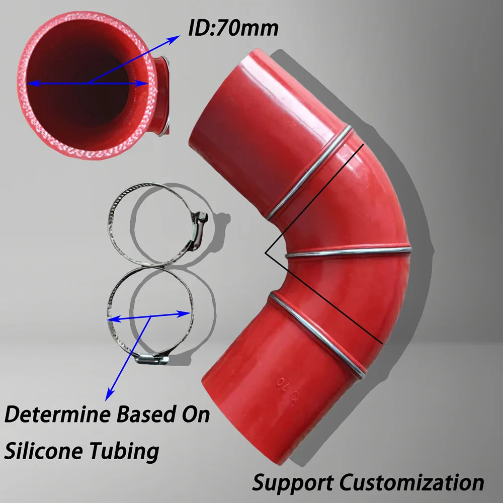 Purchase silicone tubing and receive two 304 stainless steel hose clamps as a gift. The specifications are complete