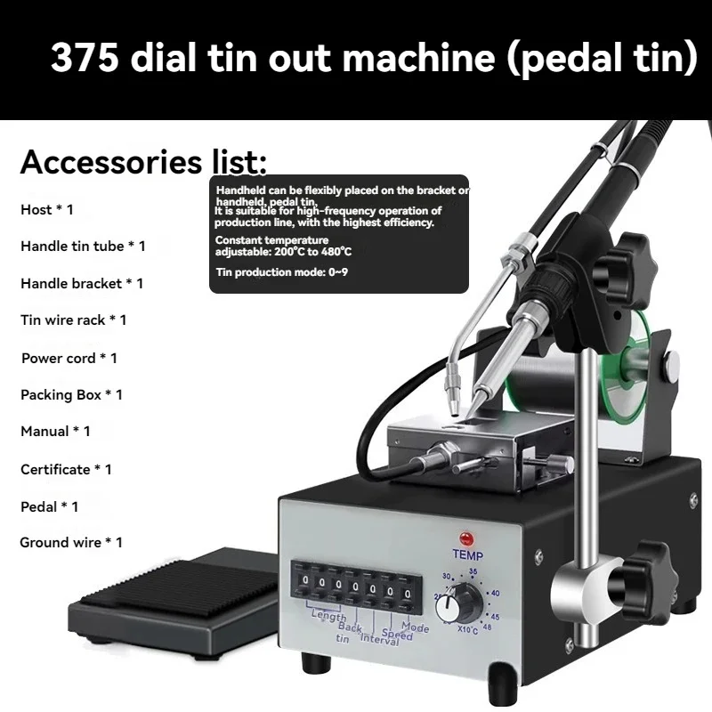 

High-power Fast Heating Soldering Iron with High-definition Screen Display and Fully Automatic Station