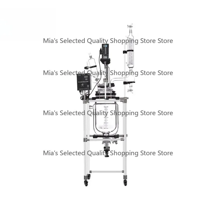 20L Hydrolysis Jacketed Glass Reactor for Biochemical Industry - Laboratory Equipment