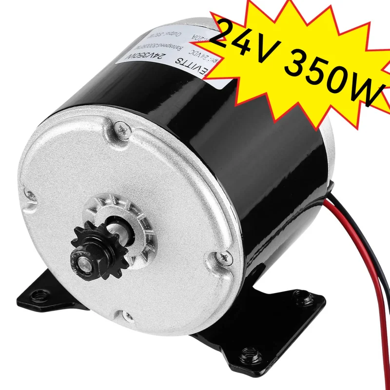 

Wovpower 24V 350W Brushed DC Electric Motor 3000RPM, High Torque Permanent Magnet Motor for E-Scooter